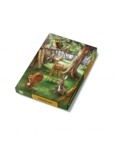 Couverts pour enfants Animaux de la forêt, 4 pièces avec gravure