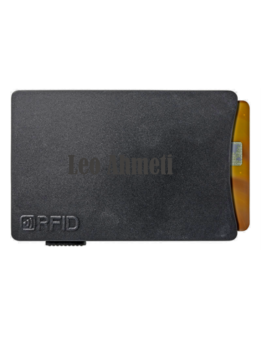 Étui à cartes de crédit Aman avec protection de lecture RFID