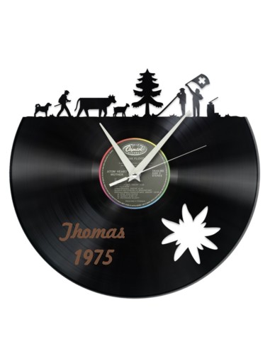 Horloge disque «Montée à l'alpage»